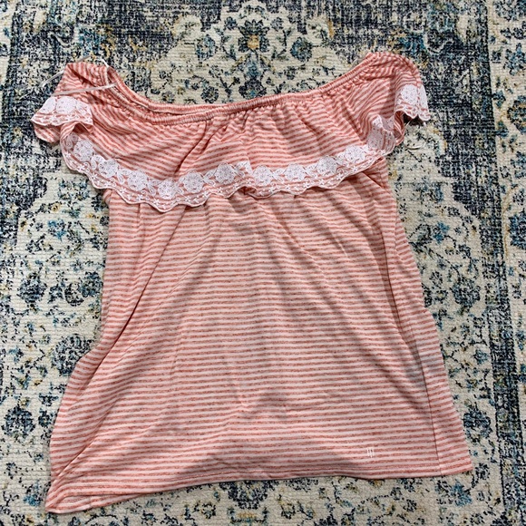 Tommy Hilfiger Tops - Tommy Hilfiger Off the shoulder striped top